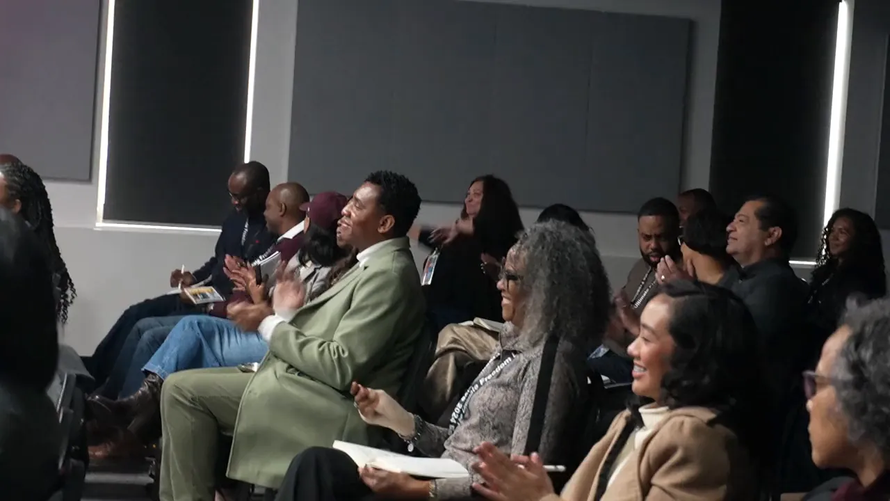 The audience listening to a speaker at Ultimate Freedom LIVE